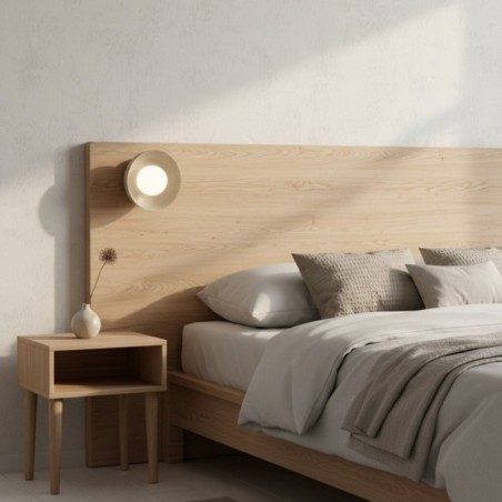 Aplique de pared Fenko moka+negro