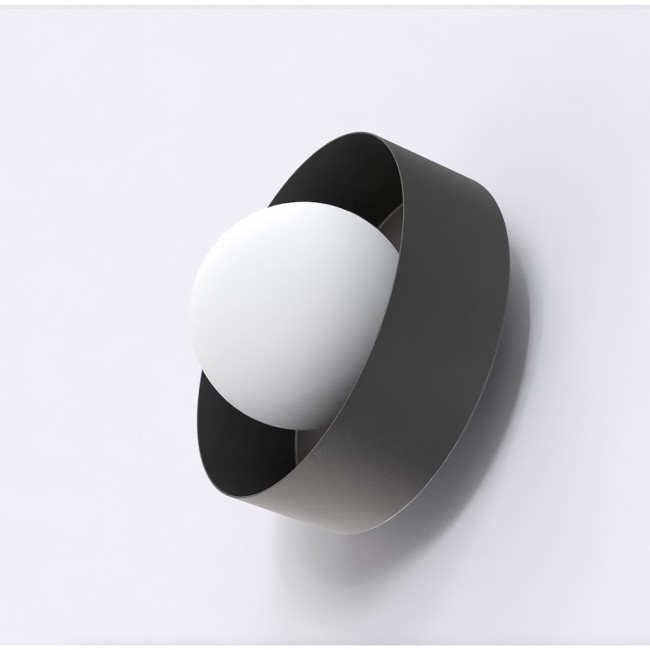 Aplique de pared Tenzo negro