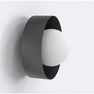 Aplique de pared Tenzo negro