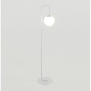 Malvi white floor lamp