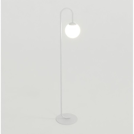 Malvi white floor lamp