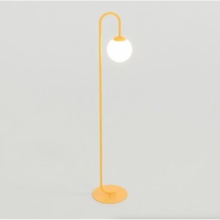 Malvi orange floor lamp