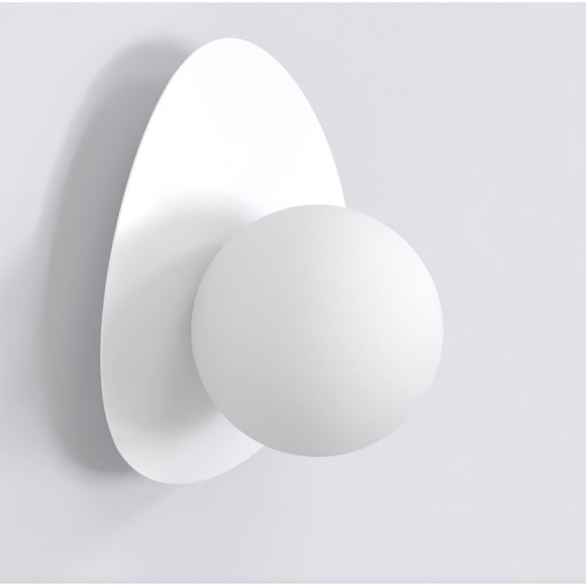 Aplique de pared Neru blanco