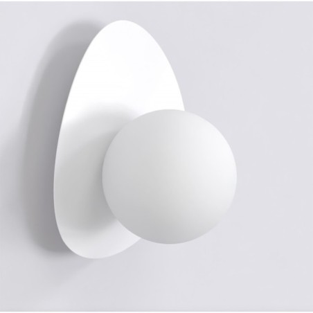 Aplique de pared Neru blanco
