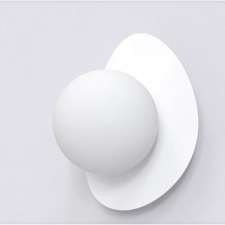 Aplique de pared Neru blanco