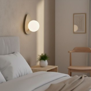 Aplique de pared Neru moka