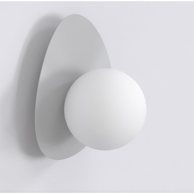 Aplique de pared Neru gris