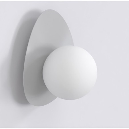 Aplique de pared Neru gris