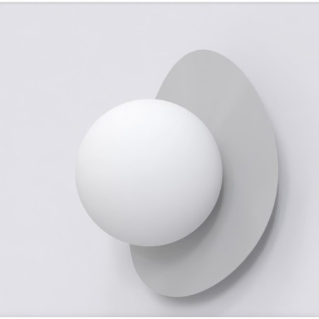 Aplique de pared Neru gris