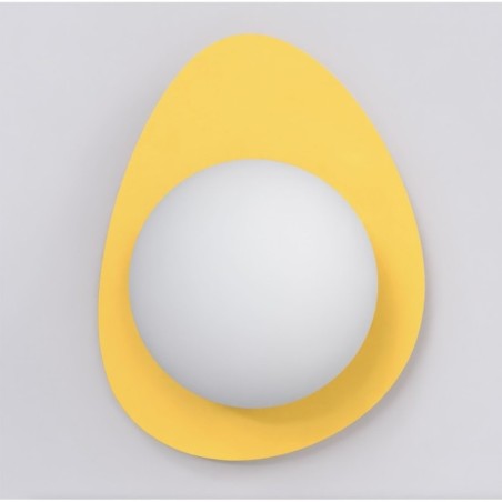 Aplique de pared Neru naranja