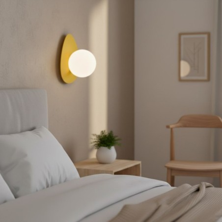 Aplique de pared Neru naranja