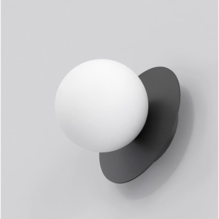 Aplique de pared Zalko negro