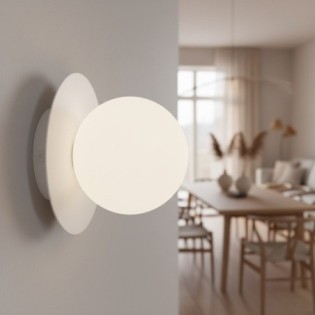 Aplique de pared Zalko blanco