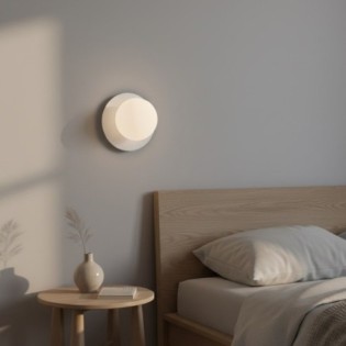 Aplique de pared Zalko blanco