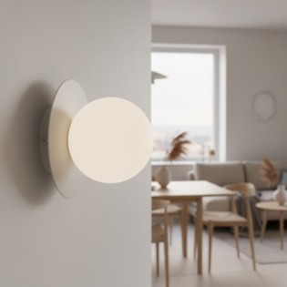 Aplique de pared Zalko gris