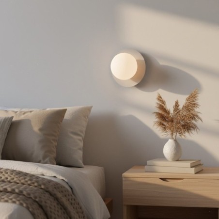 Aplique de pared Zalko gris