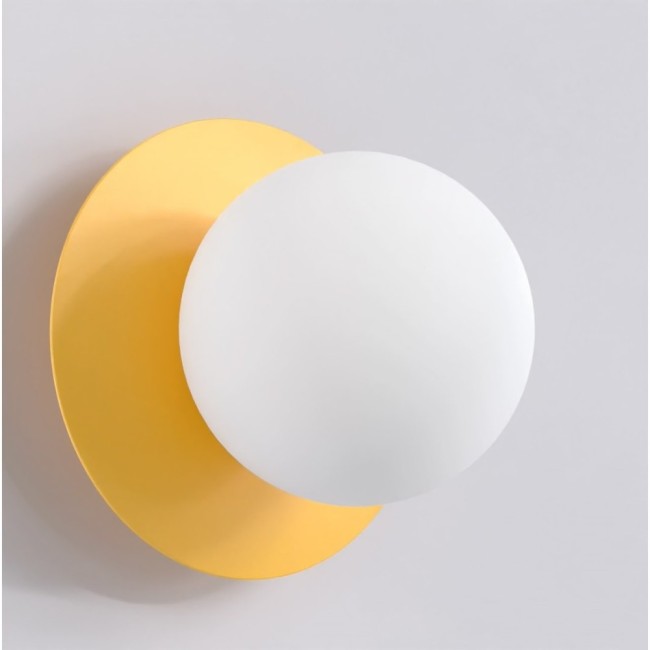 Aplique de pared Zalko naranja