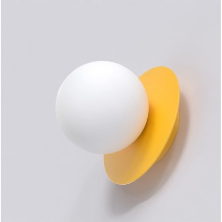 Aplique de pared Zalko naranja