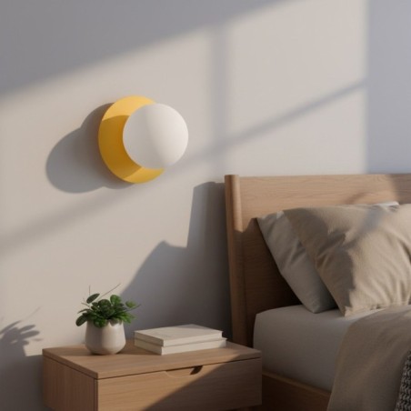 Aplique de pared Zalko naranja