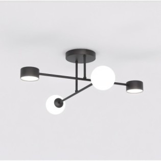 Varli black ceiling lamp (4 lights)