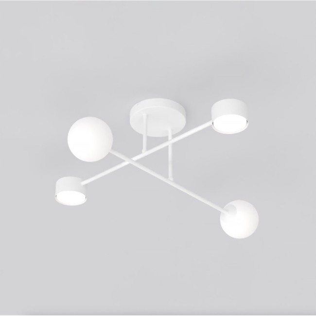 Varli white ceiling lamp (4 lights)