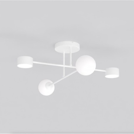 Varli white ceiling lamp (4 lights)