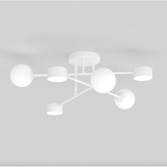 Varli white ceiling lamp (6 lights)