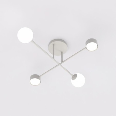 Varli gray ceiling lamp (4 lights)