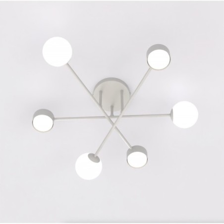 Varli Gray Ceiling Lamp (6 Lights)