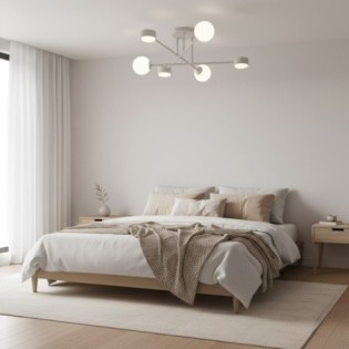 Varli Gray Ceiling Lamp (6 Lights)