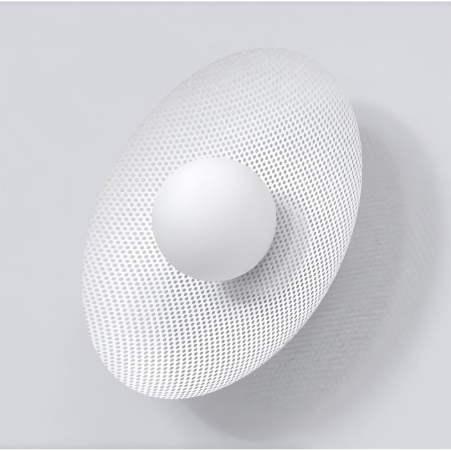 Aplique de pared Jovra blanco