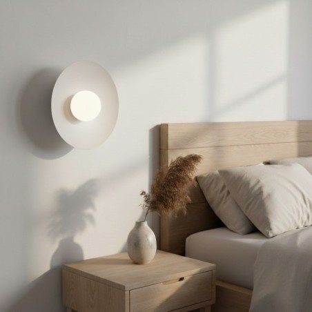 Aplique de pared Buli blanco