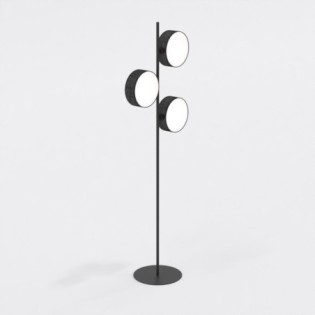 Black Troma floor lamp (3 lights)