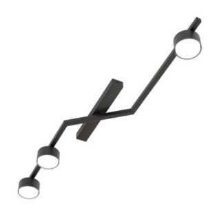 Vorn black ceiling lamp (3 lights)