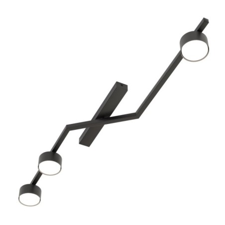 Vorn black ceiling lamp (3 lights)
