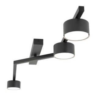 Vorn black ceiling lamp (3 lights)