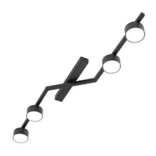 Vorn black ceiling lamp (4 lights)