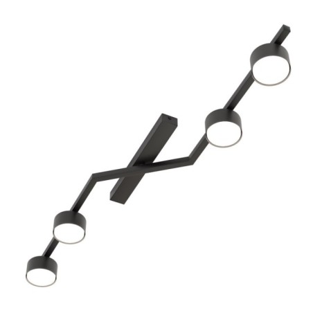 Vorn black ceiling lamp (4 lights)
