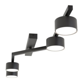 Vorn black ceiling lamp (4 lights)