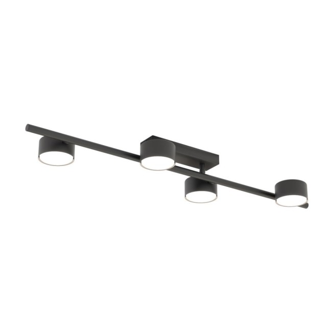 Kelmi black ceiling lamp (4 lights)