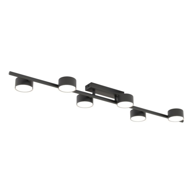 Kelmi black ceiling lamp (6 lights)