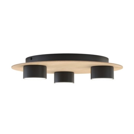 Jeru black ceiling lamp (3 lights)