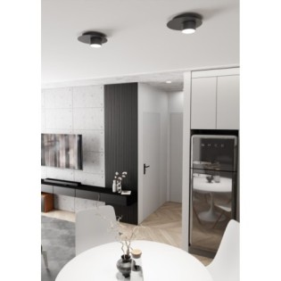 Qeri black ceiling lamp