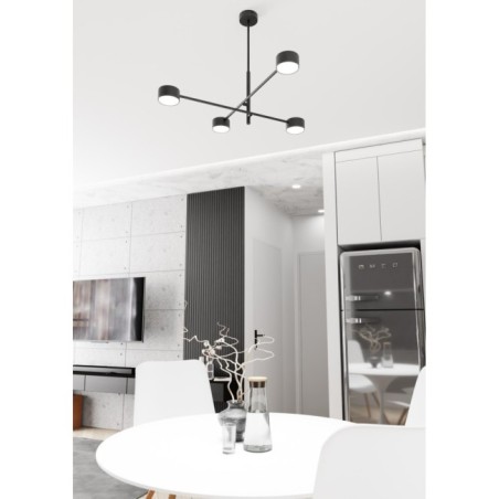 Feru black ceiling lamp (4 lights)
