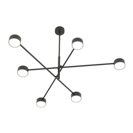Feru black ceiling lamp (6 lights)