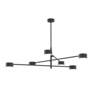 Feru black ceiling lamp (6 lights)