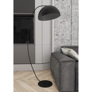 Lynox black floor lamp