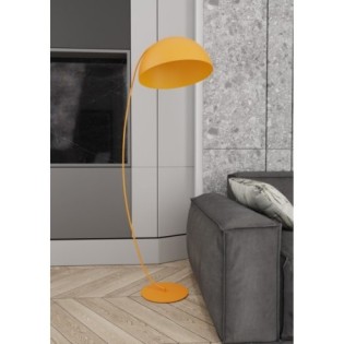Lynox orange floor lamp
