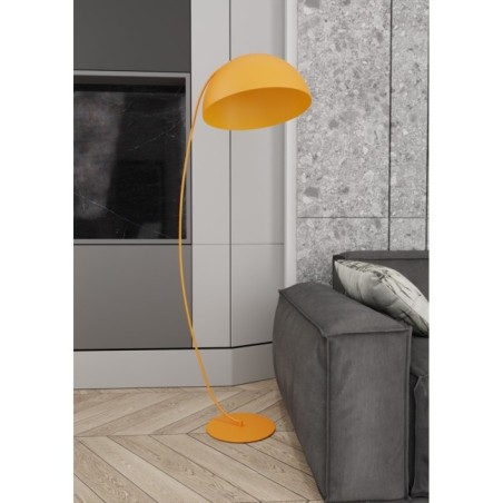 Lynox orange floor lamp