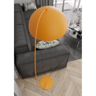 Lynox orange floor lamp